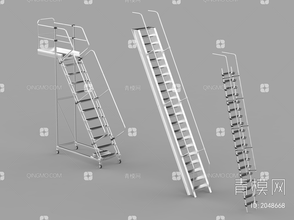 五金件 扶梯3D模型下载【ID:2048668】