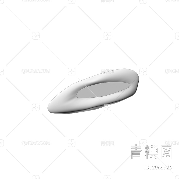 EBONY 创意石头镜子3D模型下载【ID:2048326】
