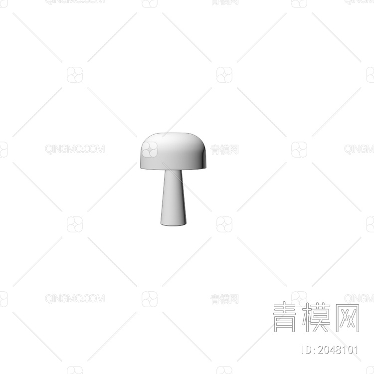 Blanca金蘑菇台灯3D模型下载【ID:2048101】