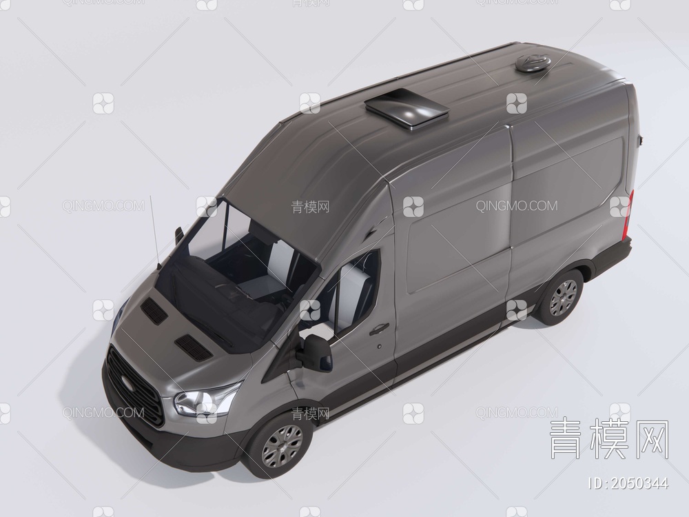 福特高顶箱式货车SU模型下载【ID:2050344】