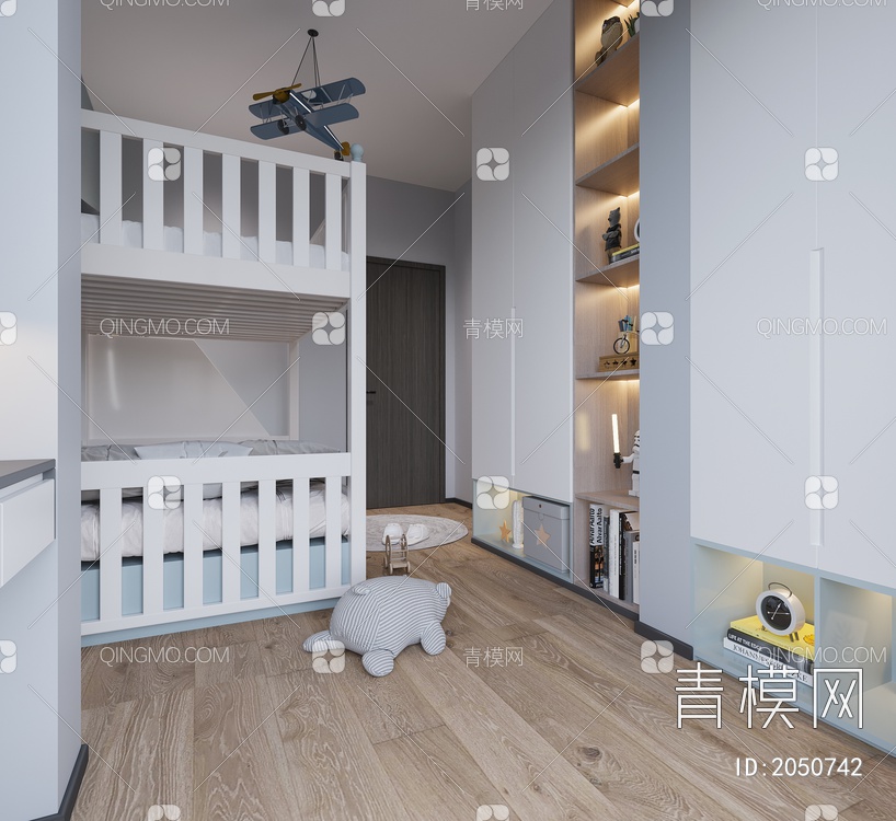 儿童房3D模型下载【ID:2050742】