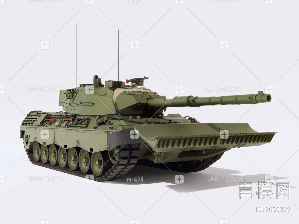 豹1A5式坦克SU模型下载【ID:2050399】