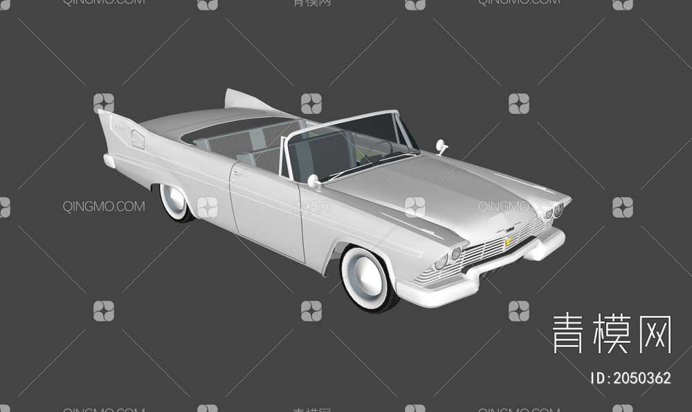 普利茅斯+贝尔维迪尔+敞篷车+1958款SU模型下载【ID:2050362】