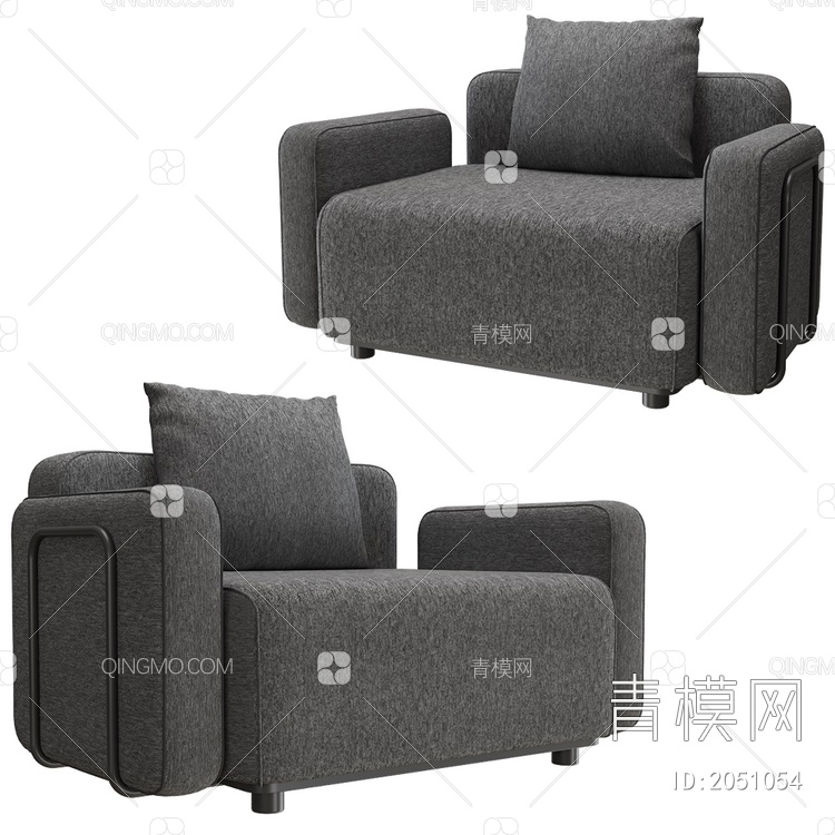Cobana休闲单人沙发3D模型下载【ID:2051054】