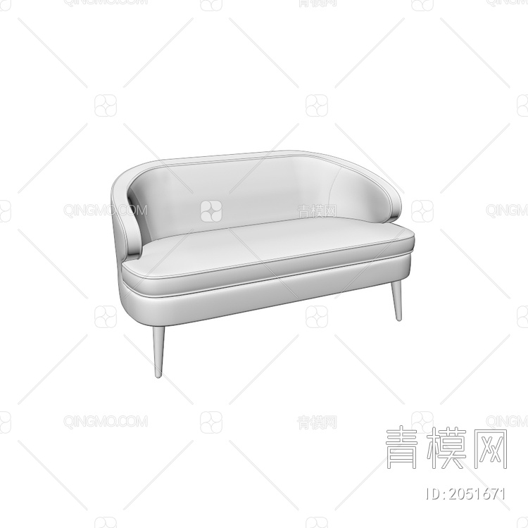 Brevik小沙发3D模型下载【ID:2051671】