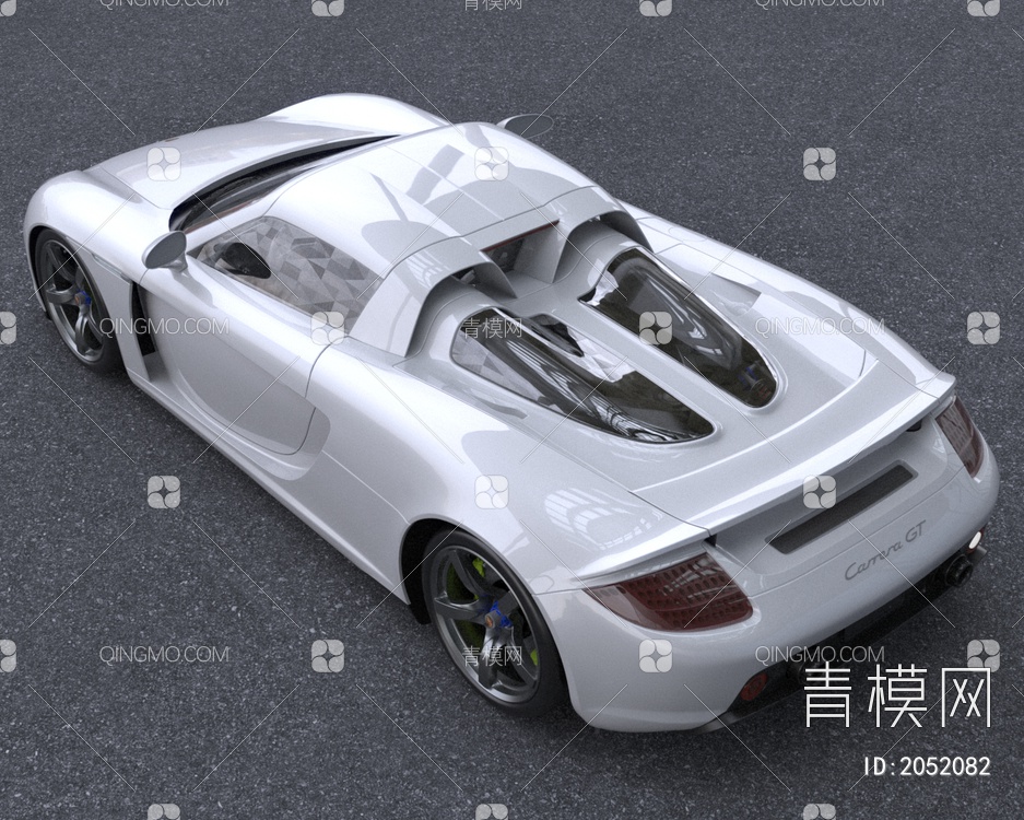 保时捷卡雷拉跑车汽车3D模型下载【ID:2052082】