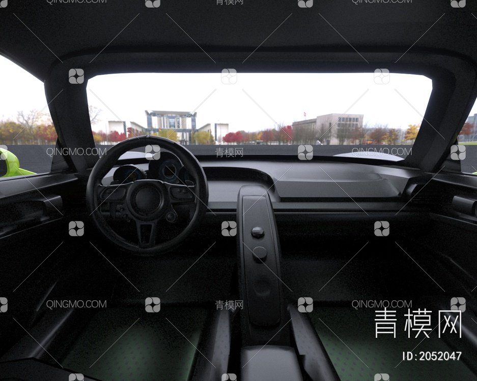 保时捷918车体喷绘汽车跑车豪车3D模型下载【ID:2052047】