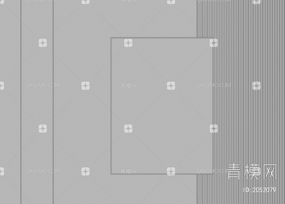 挂画3D模型下载【ID:2052079】