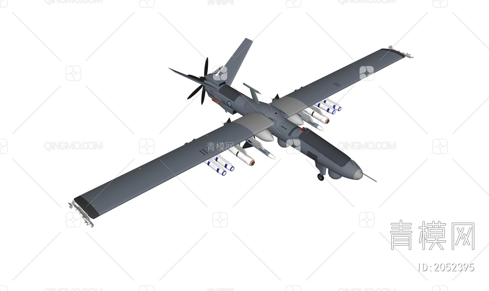 攻击无人机SU模型下载【ID:2052395】