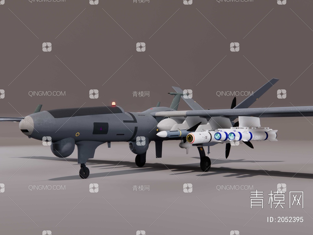 攻击无人机SU模型下载【ID:2052395】