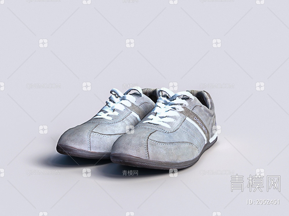 男鞋运动休闲鞋3D模型下载【ID:2052451】