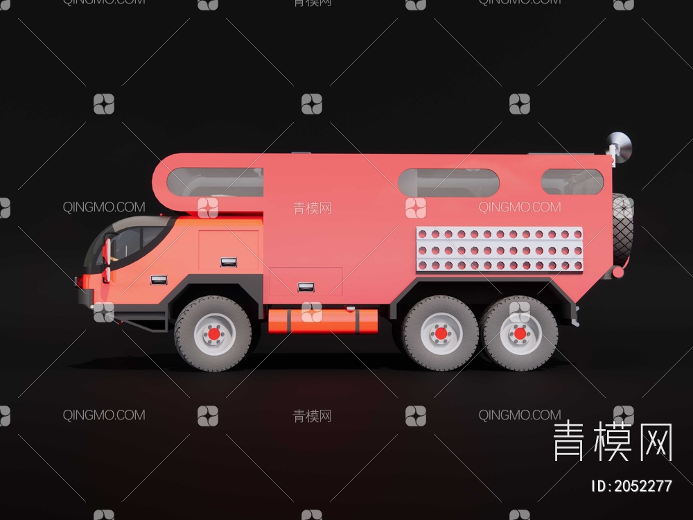 房车卡车 =SU模型下载【ID:2052277】