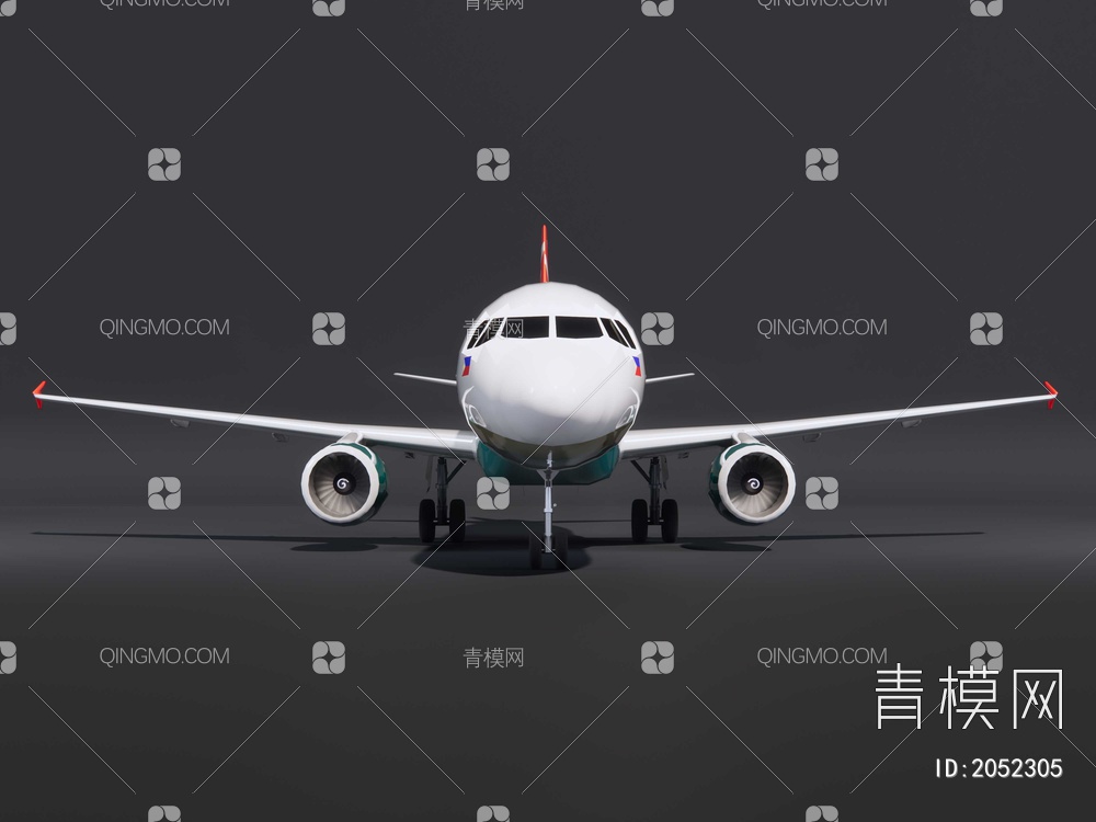空客A320客机SU模型下载【ID:2052305】