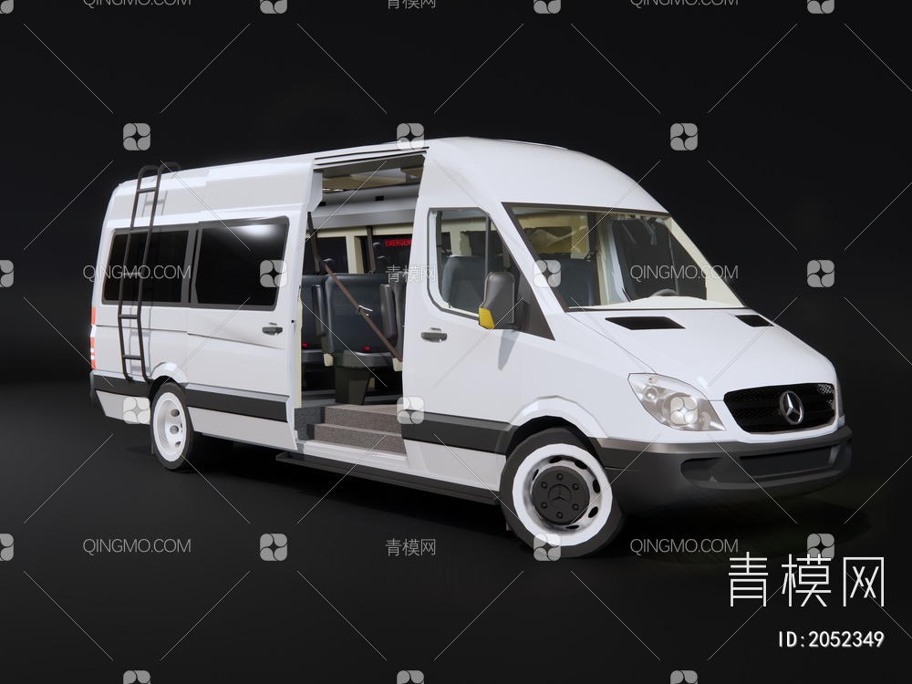 奔驰小客车SU模型下载【ID:2052349】