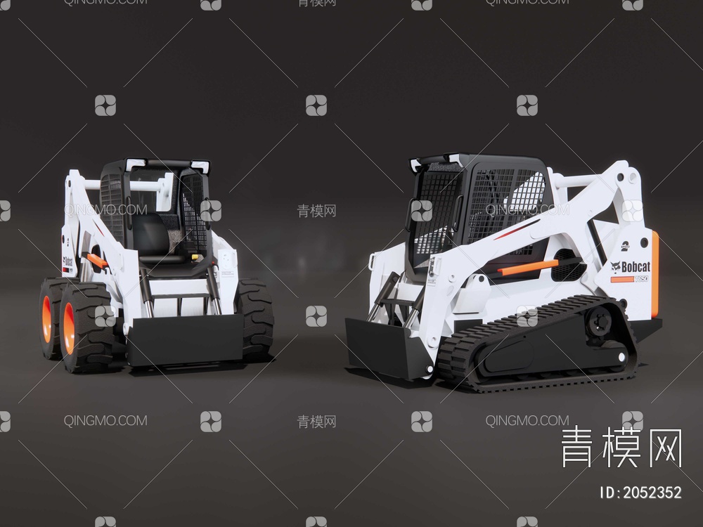 小型铲车 装载机SU模型下载【ID:2052352】