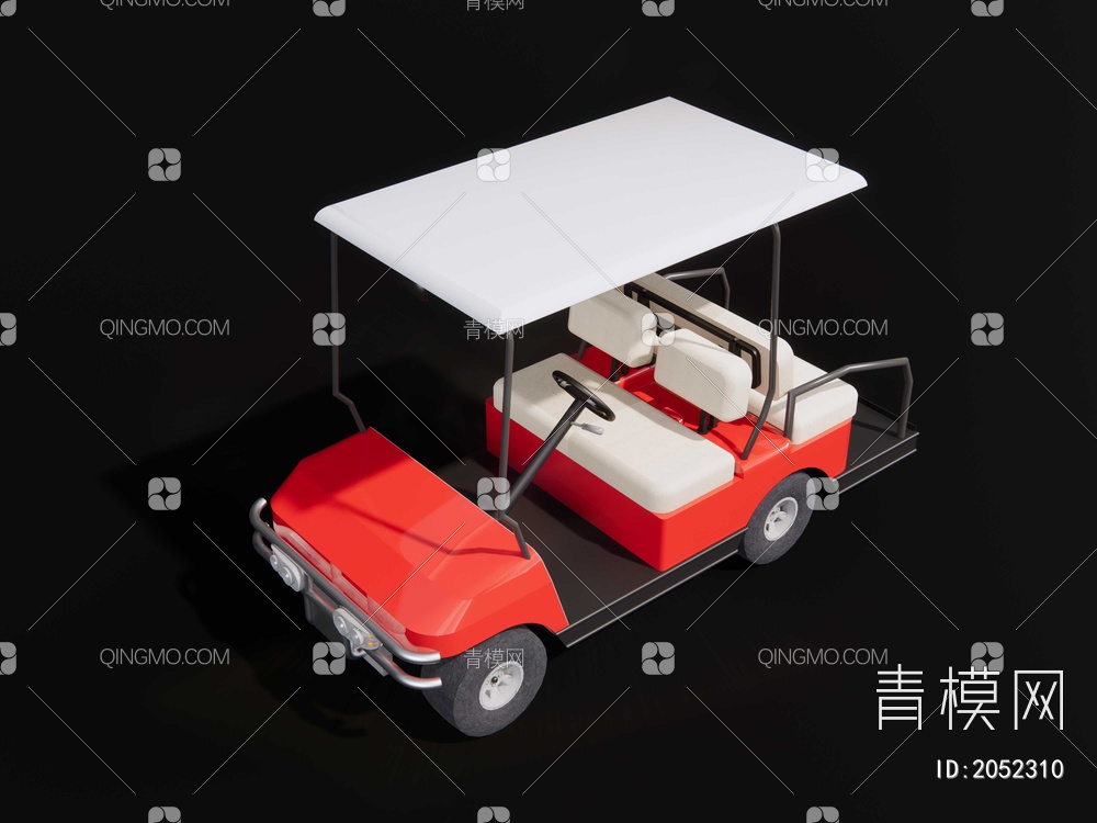 高尔夫球车SU模型下载【ID:2052310】