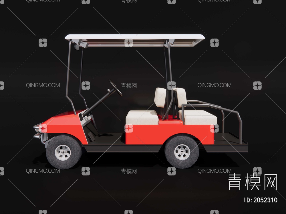 高尔夫球车SU模型下载【ID:2052310】