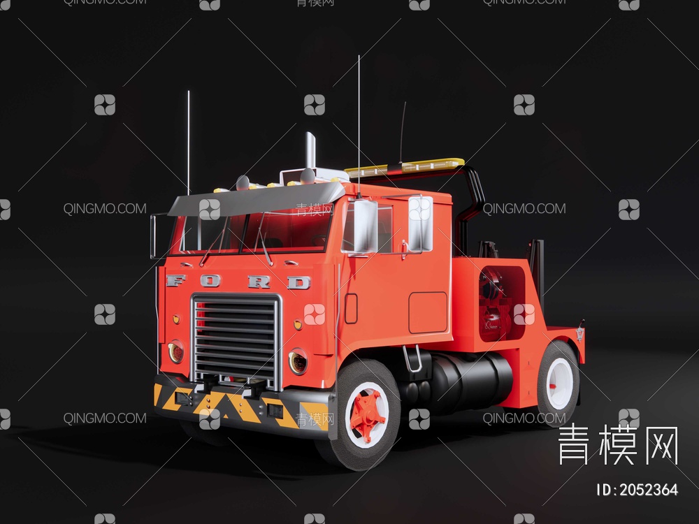 复古卡车SU模型下载【ID:2052364】