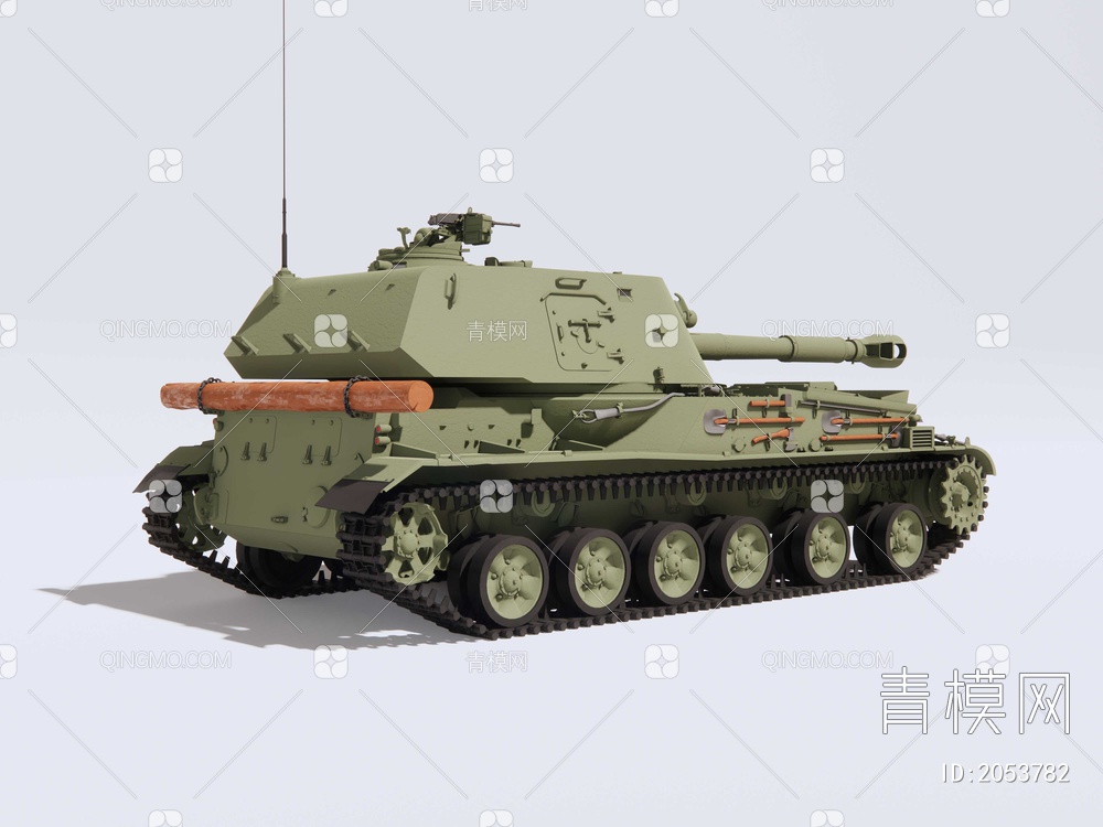 苏联2S3型152毫米自行榴弹炮SU模型下载【ID:2053782】