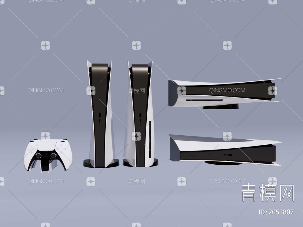 PS5次世代游戏机SU模型下载【ID:2053807】