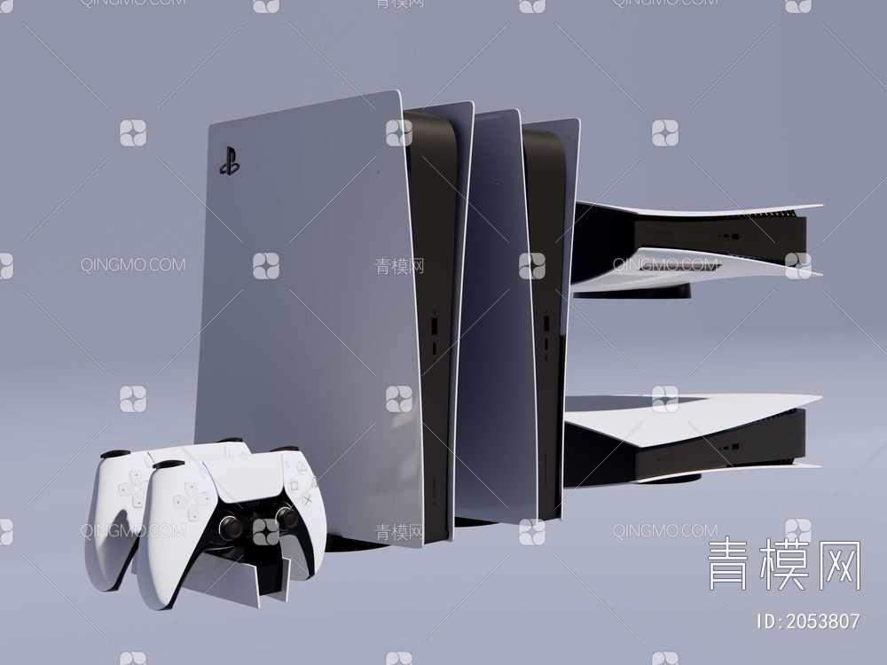 PS5次世代游戏机SU模型下载【ID:2053807】