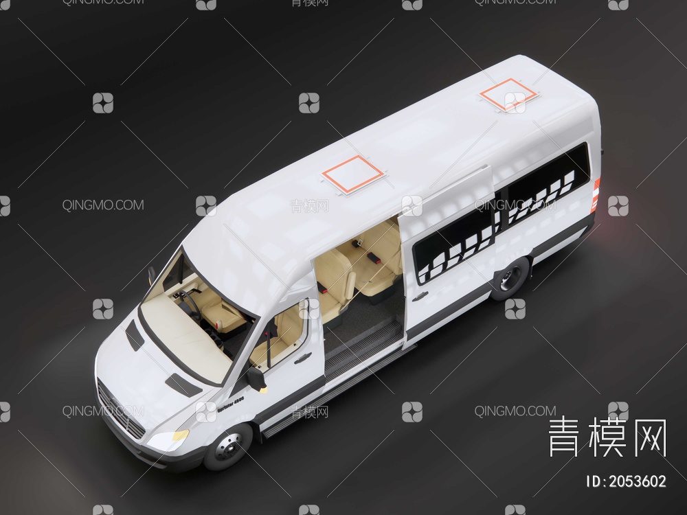 依维柯小型客车SU模型下载【ID:2053602】