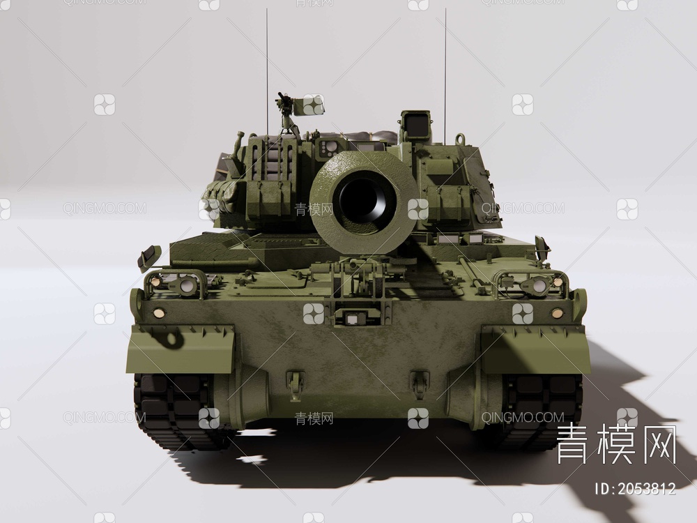 K9 自行榴弹炮SU模型下载【ID:2053812】