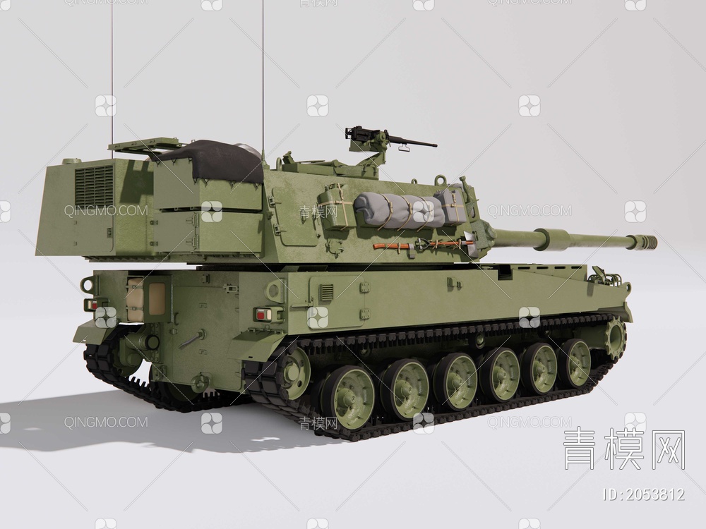 K9 自行榴弹炮SU模型下载【ID:2053812】