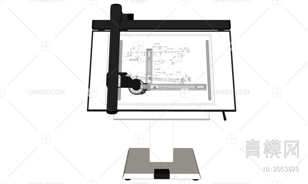 绘图板SU模型下载【ID:2053698】