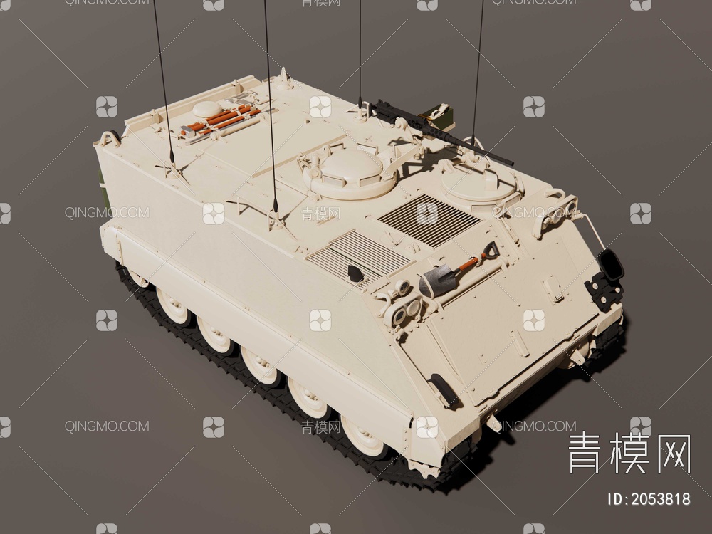 M113装甲车SU模型下载【ID:2053818】