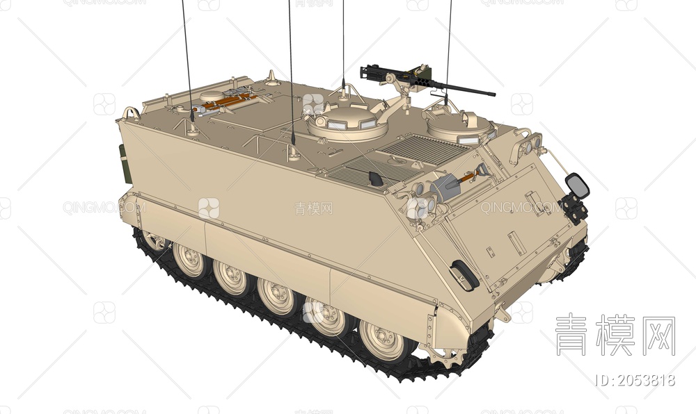 M113装甲车SU模型下载【ID:2053818】
