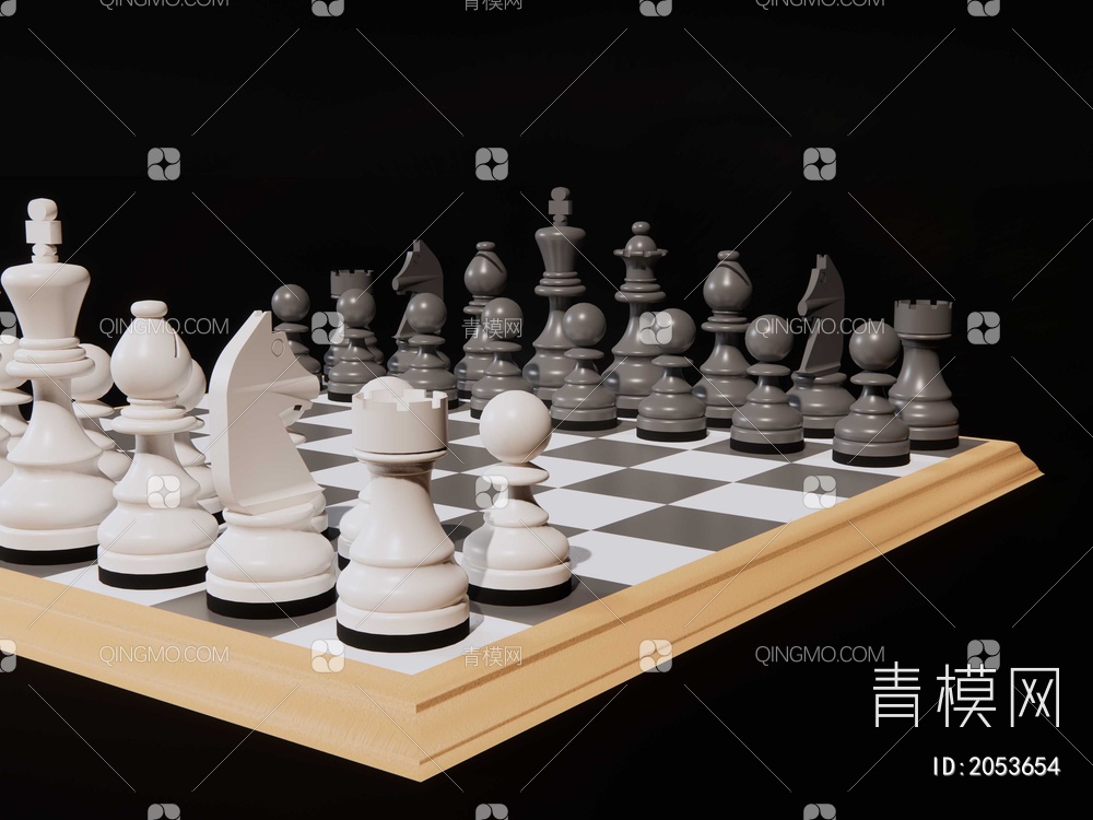 国际象棋SU模型下载【ID:2053654】
