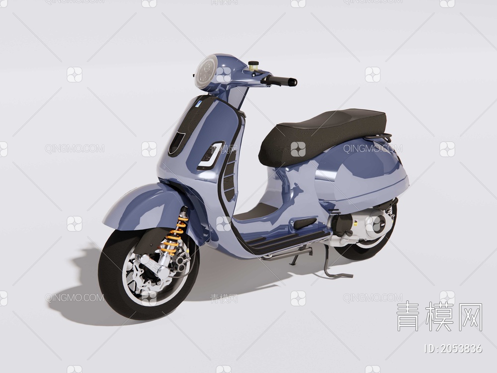 小绵羊踏板摩托车SU模型下载【ID:2053836】