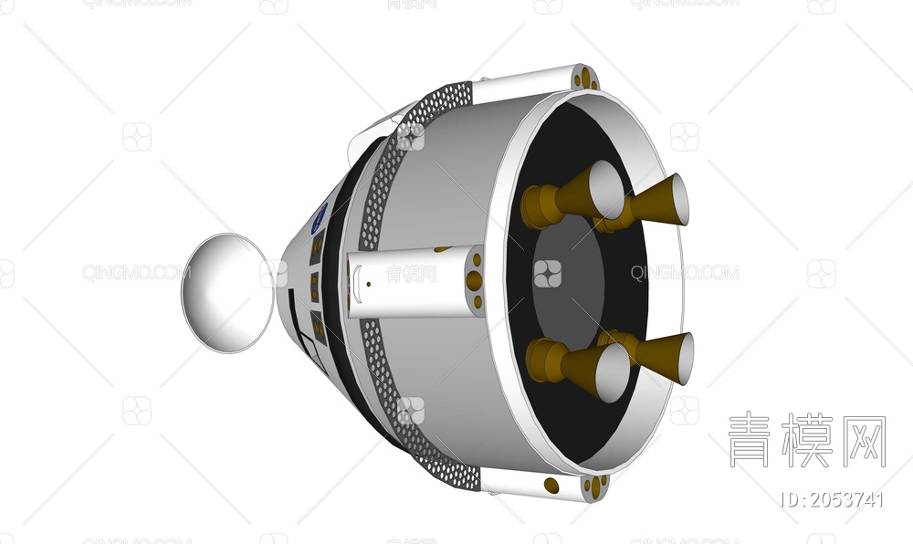 人造卫星SU模型下载【ID:2053741】