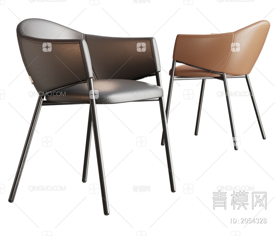 POTOCCO 餐椅组合SU模型下载【ID:2054328】