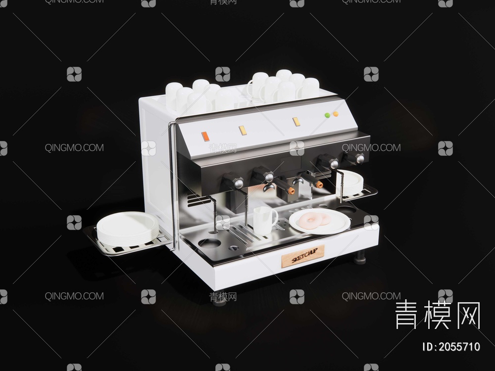 商用咖啡机SU模型下载【ID:2055710】