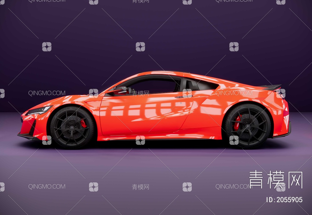 本田讴歌NSX超级跑车SU模型下载【ID:2055905】
