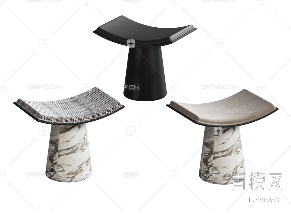 矮凳 坐凳3D模型下载【ID:2056531】