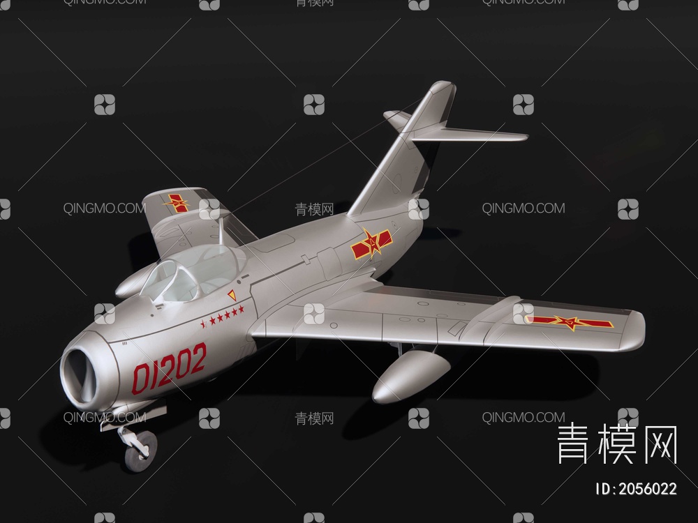 米格15战斗机SU模型下载【ID:2056022】