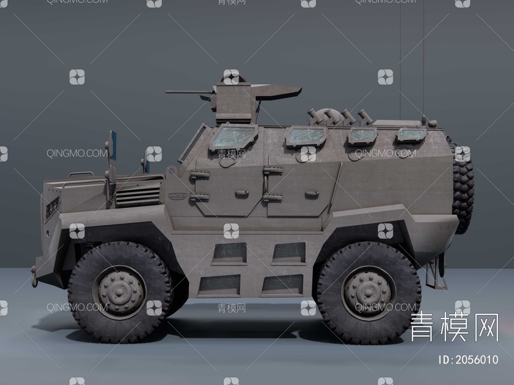四轮装甲车SU模型下载【ID:2056010】