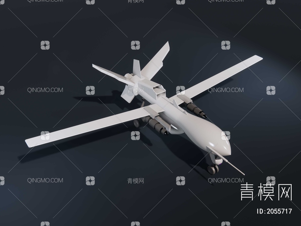 军用无人机SU模型下载【ID:2055717】
