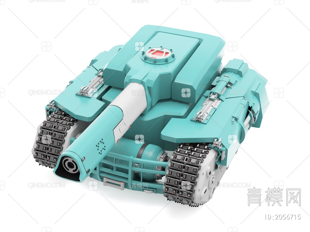 军事器材 坦克3D模型下载【ID:2056715】