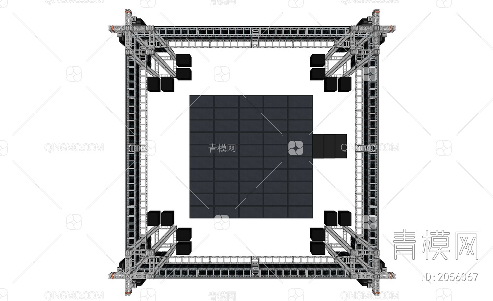 舞台桁架SU模型下载【ID:2056067】