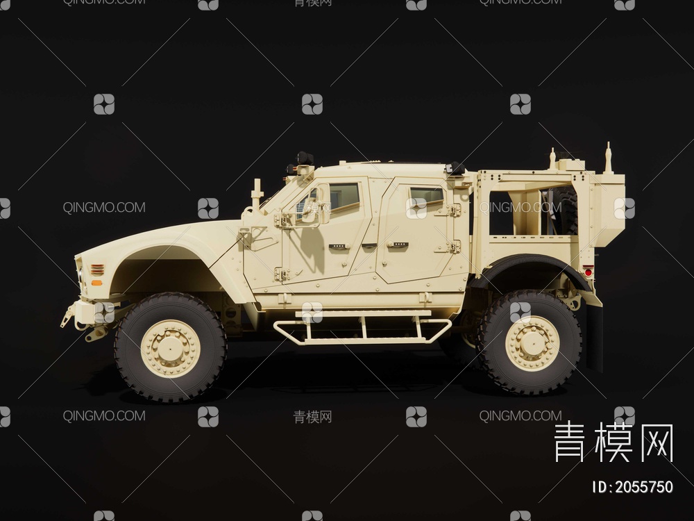 轮式装甲车SU模型下载【ID:2055750】