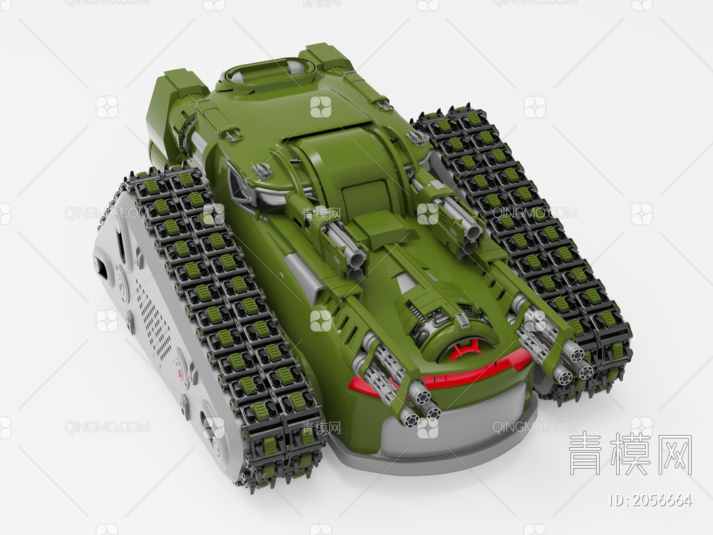 军事器材 坦克3D模型下载【ID:2056664】