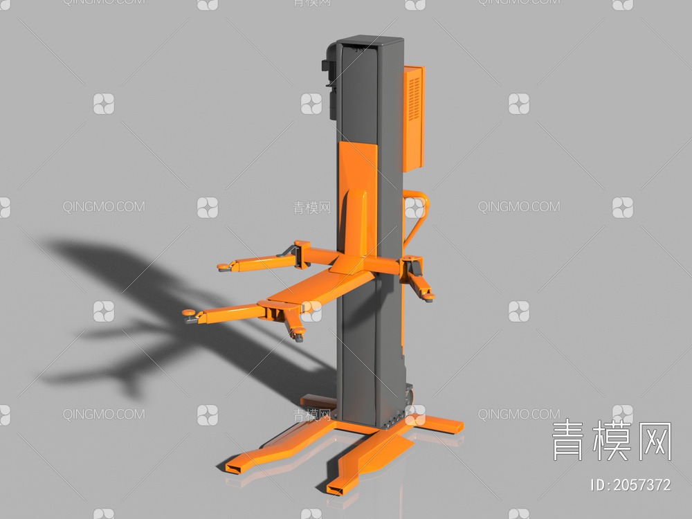 工业设施 机械叉车3D模型下载【ID:2057372】