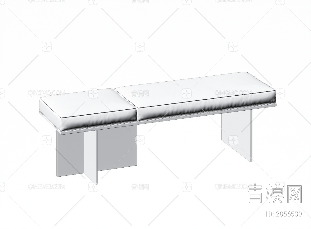 沙发凳3D模型下载【ID:2056530】