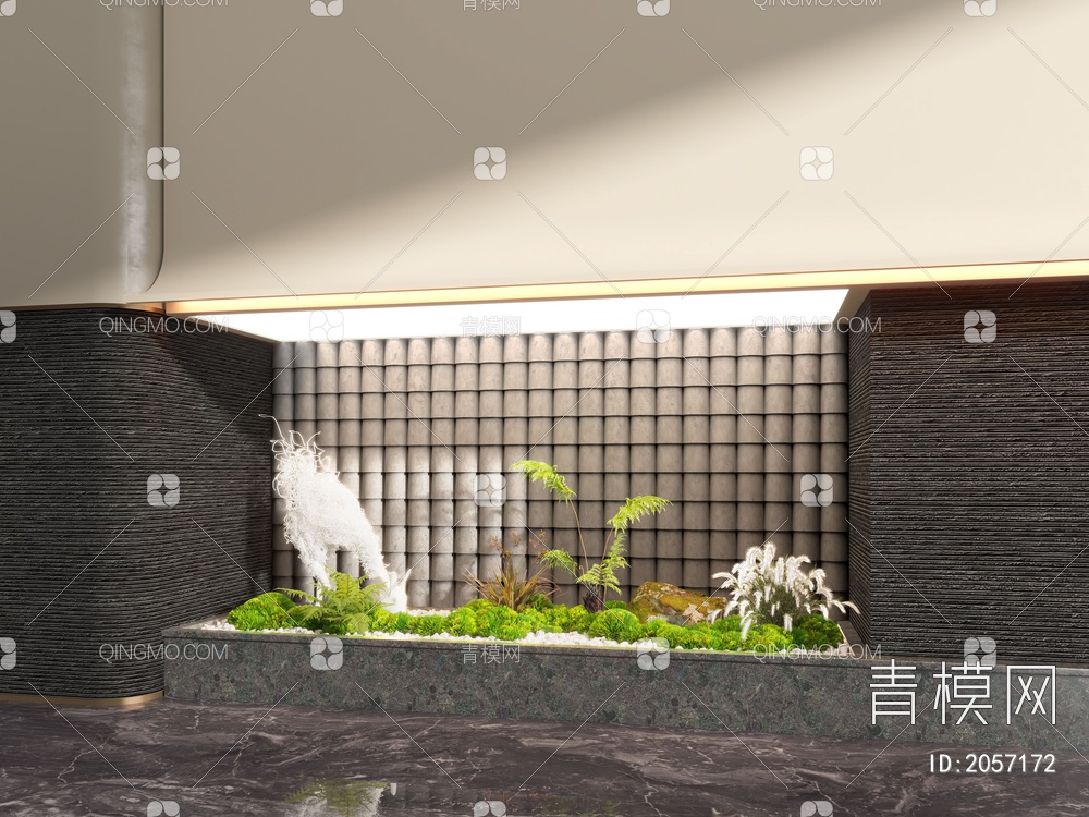 室内造景3D模型下载【ID:2057172】