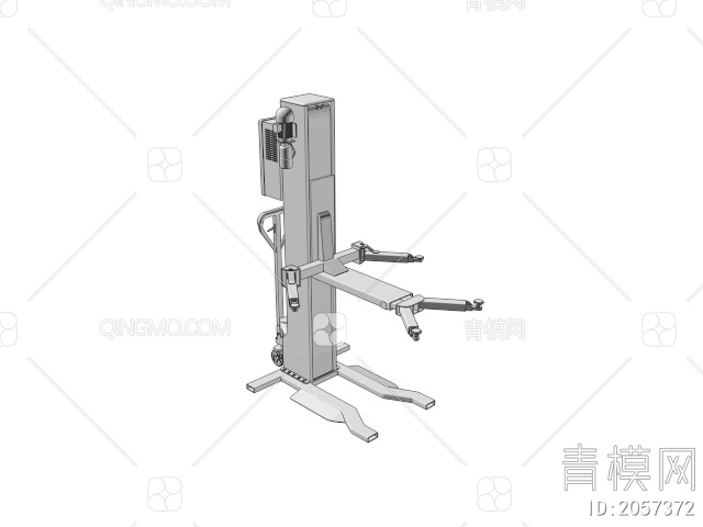 工业设施 机械叉车3D模型下载【ID:2057372】