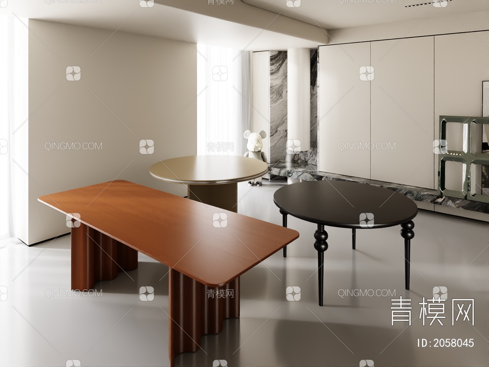 餐桌 桌子3D模型下载【ID:2058045】